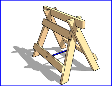 Folding Sawhorse Plans